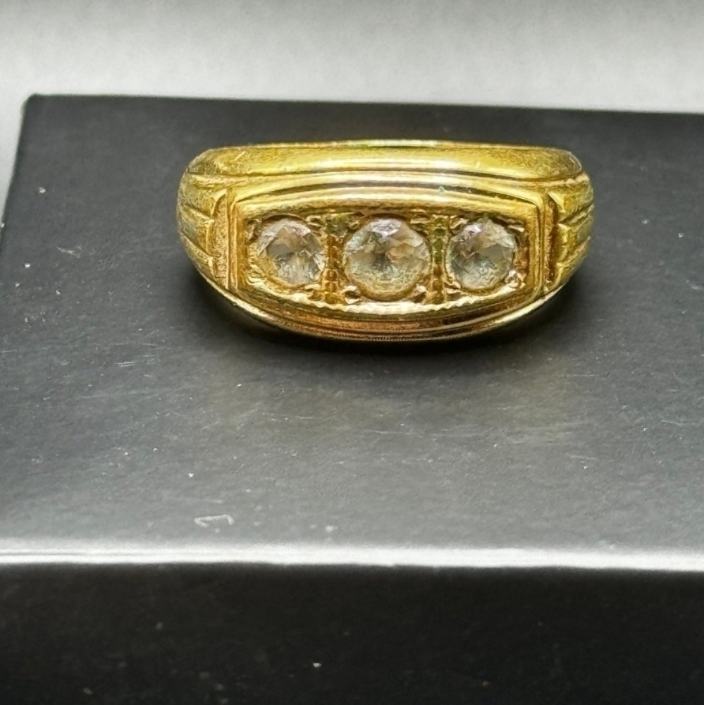 Vintage Art Deco Simulated Diamond Ring by Uncus